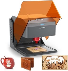 Kiosk 10 W Lasergravierer, leichte und tragbare Lasergraviermaschine, Heim-Laserschneider mit Acrylgehäuse