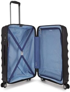 Antler Juno Medium Hard Shell Suitcase, 68cm – Expandable, Cool Grey