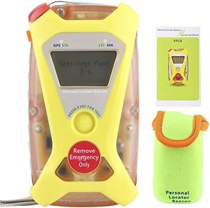 Personal Locator Beacon with Built - in GPS, Portable Floatable PLB for Marine Boat Rescue, Lightweight and Compact - SOS Transmission, LED Flashlight, Easy Outdoor Use