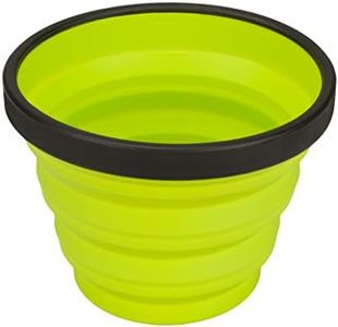 Sea to Summit X-Series Collapsible Silicone Camping Drinkware, Cup (8.3 fl oz), Lime Green