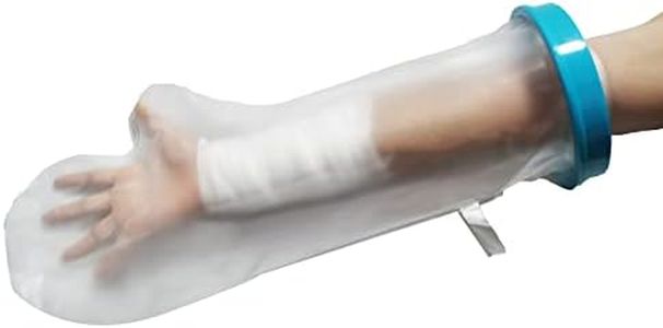 Tideshake - 100% Waterproof Cast Covers for Shower Arm Kids, Reusable Teens Half Arm Cast Protector, Cast Bag, Cast Sleeve - Watertight Protection for Wound Hands, Fingers, Wrists, Arms