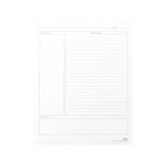 Staples? Arc Notebook Project Planner Filler Paper, Letter-sized, White, 50 Sheets by Staples