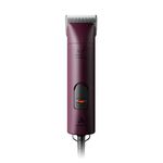 Andis Professional UltraEdge Super 2-Speed Detachable Blade Dog/Pet Clipper, Rotary Motor with Shatter-Proof Housing, Runs Calm & Silent, 14-feet Cord, for All Dog Coats & Breeds, 120 Volts, Burgundy