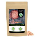 Pink Himalayan Salt coarse Grade (1kg), Coarse Pink Crystal Salt, Known as Himalayan Salt from The Khewra Salt Mines in Punjab, Pakistan, Himalayan Salt 2-4mm for The Salt Mill, All-Natural Rock Salt