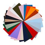 24PCS Self-Adhesive Nylon Repair Patches, 24 Colors Waterproof Lightweight Fabric Repair Patches First Aid Repair for Clothing Down Jacket Tent Clothes Sleeping Bag (3.9 x 7.8 in)