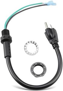 100641 Power Cord Assembly Fit for Pro Team Supercoach, CoachVac, MegaVac, Super QuarterVac HEPA, QuietPro BP, ProVac, Aviation Vac, Linevacer, Backpack Vacuums Pigtail 3 Wire with Strain Relief