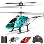 XIKOTEC Remote Control Helicopter for Adults & Kids - 2.4GHz RC Plane with LED Lights, RC Flying Toy, Easy to Fly Indoor/Outdoor RC Helicopter Drone, Gifts Toys for Kids Beginners 8+