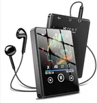 MP3 Player with Bluetooth,Full Touchscreen MP3 & MP4 Player with Speaker,Portable Hi-Fi Lossless Sound Quality Music Device for Kids with Voice Recorder, E-Book, FM Radio,Supports up to 256GB TF Card