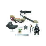 Star Wars Mission Fleet Expedition Class The Mandalorian The Child Battle for the Bounty 6-cm-Scale Figures and Vehicle, Children Aged 4 and Up