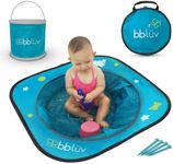 bblüv Arenä Pop-Up Beach Pool for Infants - Easy Clean - Waterproof Material- Instant Setup - Compact Foldable Bucket - Safe Cooling Space - Anchors for Stability - Ultimate Summer Fun for Your Baby