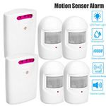 LOT Wireless Motion Sensor Home Security Doorbell Driveway Alarm System M5M1