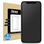 Mothca [2 Pack Matte Screen Protector for iPhone Xs Max/iPhone 11 Pro Max, Anti-Glare & Anti-Fingerprint Tempered Glass Clear Film Case Friendly 3D Touch Bubble Free