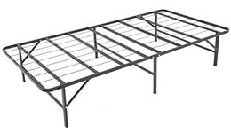 Livearty 14 Inch Twin Size Mattress Foundation Platform Bed Frame Box Spring Replacement Quiet Noise-Free Maximum Under-Bed Storage NO Assemble Needed Ready to USE