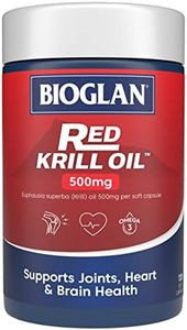 BIOGLAN Red Krill Oil Triple Action 500mg 120 Capsules