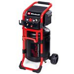 Einhell Silent Compressor 1650W, Max. 10 Bar, 50L Tank, 270 L/M Intake Capacity, 70 dB Whisper Quiet Compressor, 2 Pressure Gauges, Pressure Reducer, Oil-Free TE-AC 270/50