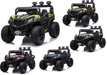 RZR Turbo UTV-MX-ii *2 SEATER* 24V 4x Motors 4x4 Electric Kids Ride On Car (Green)