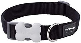 Red Dingo Dog Collar Classic, Black, 25mm Large