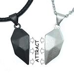 Lux Accessories Friend Stainless Steel Necklaces