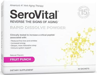 Serovital Rapid Dissolve Powder - Anti-Aging Supplement for Women, Skin Benefits, Energy and Better Sleep | 30 Day Supply - Fruit Punch