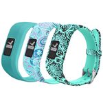 Bands Compatible for Garmin Vivofit JR Bands Vivofit JR 2 Bands/vivofit 3 Bands Accessories Replacement Watchbands Starp for Kids Boys Girls Women with Metal Secure Clasp for Garmin Vivofit 3 JR,3PCS