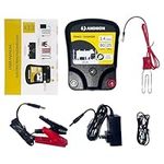 Andmon B140 Battery Powered 60 Miles Electric Fence Charger, 1.5J Electric Fence