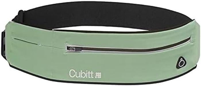 CUBITT Running Belt, Lightweigth water resistance waist pack. No bounce - Adjustable. For Men & Women. Super comfort & secure. Fit any cellphone
