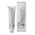 Marvis Smokers Whitening Toothpaste, Mint, 85ml, Promotes the Natural Whitening of the Teeth, Plaque Removal Toothpaste, Long-Lasting Freshness