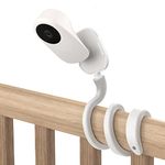 Baby Monitor Mount for Nooie Smart Baby Monitor with Crying Detection (White Mount)