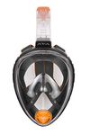 OCEAN REEF Air Classic Full Face Snorkeling Mask Unisex Adult, Black, S/M