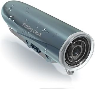 CanFish Fishing CamX Fishing Finders Camera Camera, HD 1080P &136°Ultra-Wide-Angle,656FT ROV Waterproof/Motion Sensing/Segmented Intelligent Recording/Wireless Charge/App Compatible Deep Blue