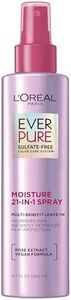 L’Oréal Paris Sulfate Free Moisture 21-in-1 Leave-In Conditioner for Dry Hair, EverPure, 6.7 fl oz