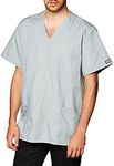 Cherokee Originals Unisex V-Neck Scrubs Shirt, Grey, Medium