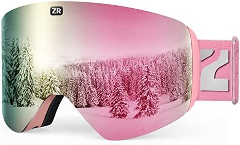 ZIONOR X11 Occhiali da sci Magnetici Cilindrici Snowboard Occhiali da neve per Uomo Donna