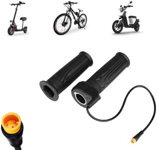 Universal E-Bike Twist Throttle Grip - 22.2mm Waterproof Handlebar Speed Controller for Electric Bicycle, Scooter, Motorcycle (12V-72V Compatible)