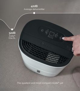 MeacoDry Arete One 6L Dehumidifier – Compact Home Moisture Removal