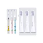 ORACURA® Sonic Electric Toothbrush Heads For KSB200 (White, Pack of Three brush heads)