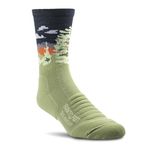 Farm to Feet Cascade Locks 3/4 Merino Wool Crew Socks, Mosstone, X-Large