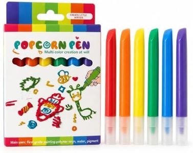 Popcorn Pens, 6-Color Heat-Activated Puffy Paint Pens for 3D Crafts