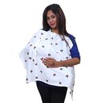 Kowsi Soft Mother's Nursing & Feeding Cover (Red Butterflies)