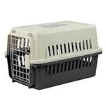 KCT Small Black Plastic Cat Carrier Portable Cage Crate for Pet/Dog/Kitten/Puppy Carrier Travel Box