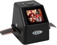 Digital Film & Slide Scanner, Converts Color & B & W 35mm, 126, 110, Super 8 Film Negatives & Slides to High Resolution 8 & 16 MP JPEG Images, Digital Film and Slide Scanner (Black)