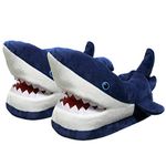 Friendly House Animal Whale Shark slippers for Women and Men (7-9 M US Women, Shark)