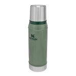 Stanley Classic Legendary Thermal Flask 0.75L - Keeps Hot or Cold For 20 Hours - BPA-Free Thermal Flask - Stainless Steel Leakproof Coffee Flask - Flask For Hot Drink - Dishwasher Safe - Green