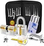 Padlock Lock Set with Key Anti Rust Storage Lock Set 34 Pcs Set for Storage Unit shed Garage and Fence Key Set