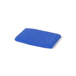 PHYSICAL - Pilates and Yoga Foam Head Pad/Cushion - Small 1" pad with with removable, Machine Washable Cover (Blue)