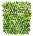 Shree Home Decor Expandable Grass Fence Artificial Wall Hedge Balcony Privacy Decorative Trellis Faux Green Grass Plant for Home Decor - Expandable to 4 x 4 Feet (Pack of 1)