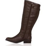 BareTraps Womens Yalina Wide-Calf Riding Boots Dark Brown 6.5 M US