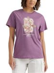 Lee Womens Graphic Tee, Grapeade Heather, Medium