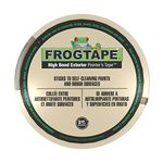 Frog Tape High Bond Exterior Painters Masking Tape 36mm x 55m, High Adhesion for Painting Outdoors, Painters Tape for Exterior Surfaces, Wood, Metal, PVC and Glass