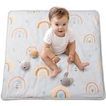 Luka&Lily Foldable Baby Play Mat - Baby Floor Mats for Padded Play Crawling Infants - Soft Folding Playmat for Babies to Crawl and Sleep Large Size 100 x 100cm (39-3/8 x 39-3/8")